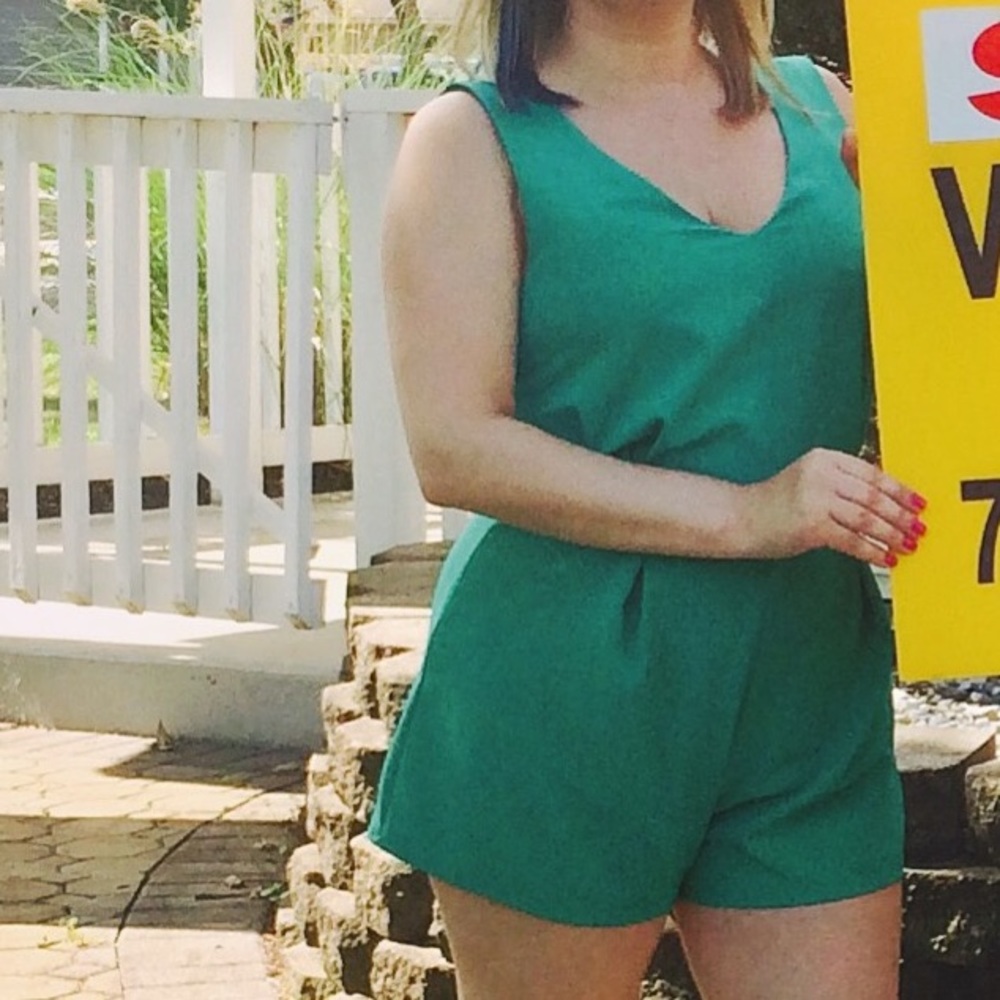 Design Lab Green Romper